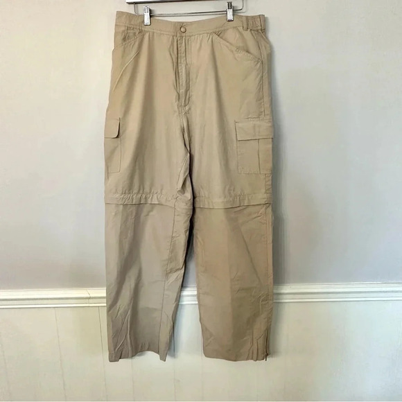 Pendleton Khaki Cargo Zip Off Pants Size 36 GUC - Picture 2 of 13